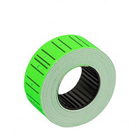 Ценник c полоской 12*21 Tanex зеленый флуор.