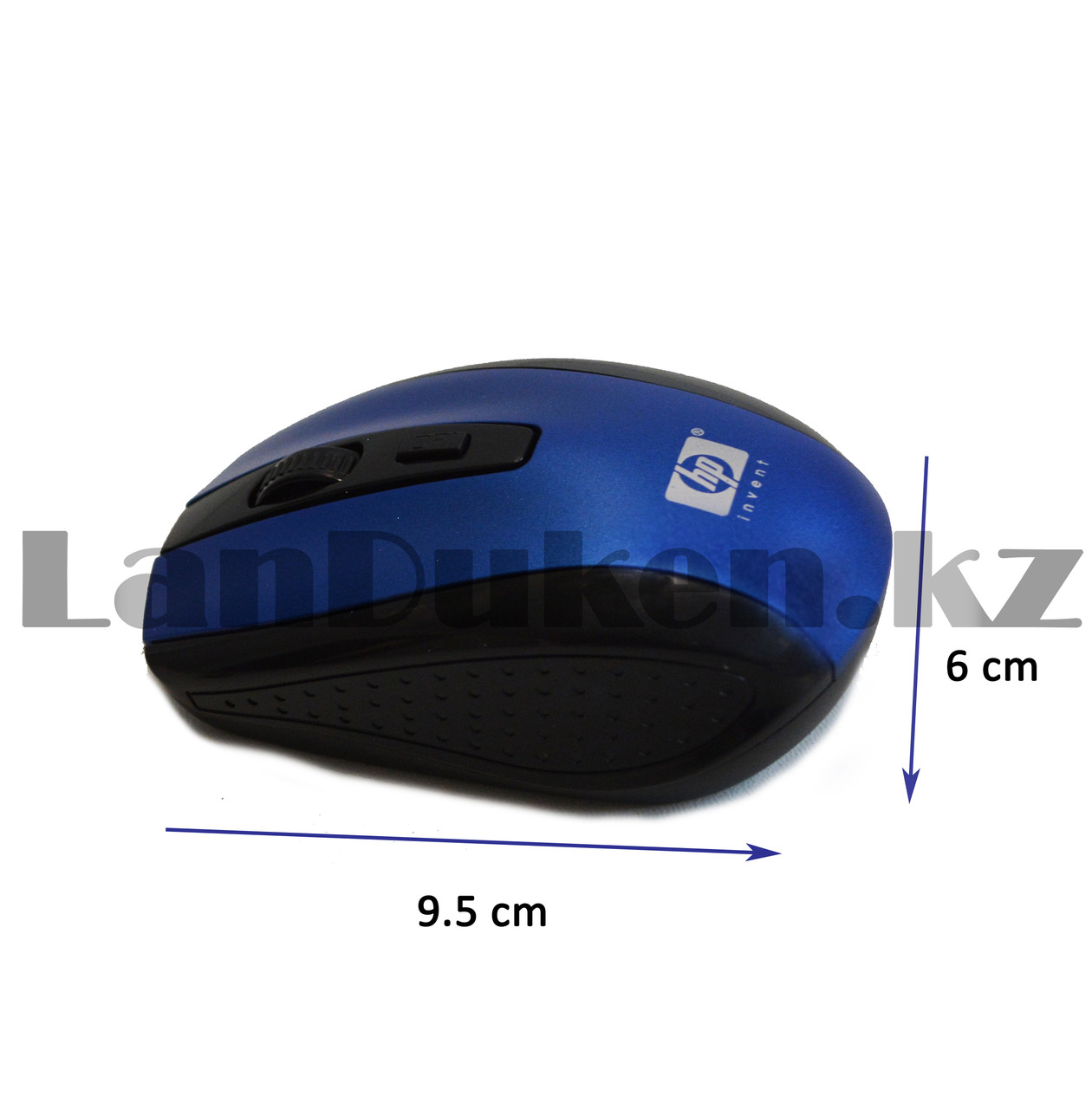 Компьютерная мышь беспроводная оптическая 1600 dpi USB HP Wireless Mouse синяя - фото 4 - id-p80218254