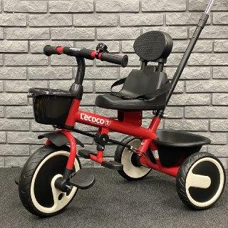 Трёхколёсный велосипед с ручкой NINO T-200-Red ,,LECOCO Italy''