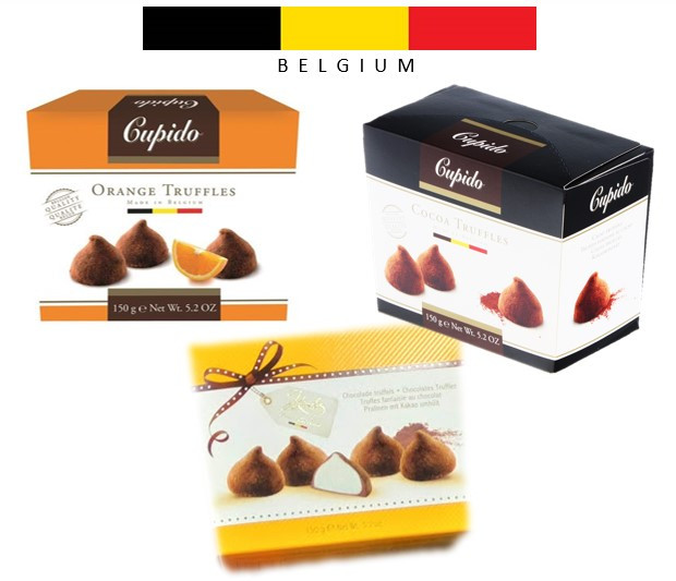 Cupido Шоколад Belgian Truffles Трюфели 150гр.  (Бельгийский шоколад)