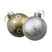Набор из двух шаров с серебряным орнаментом, фото 3