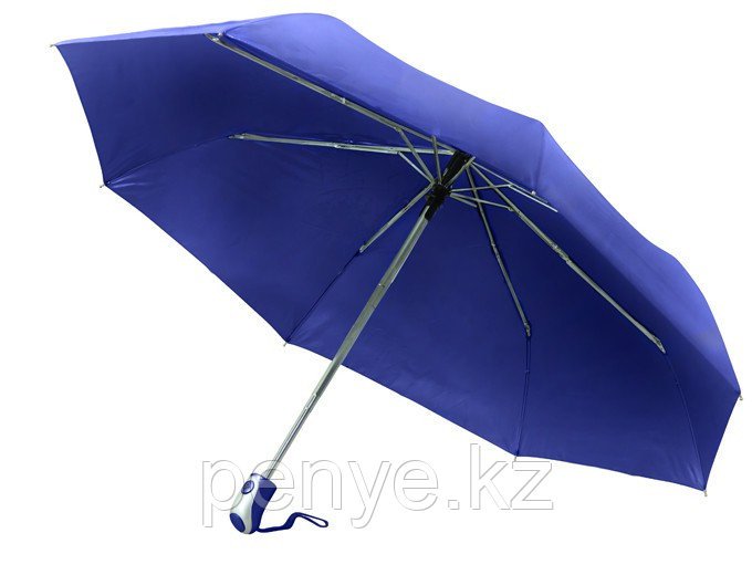 Зонт складной автомат (21"*14) синий
