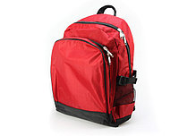 Cпортивный рюкзак с большим карманом красный