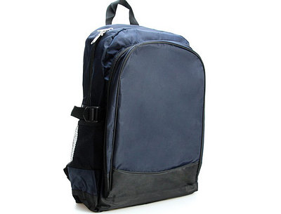 Cпортивный рюкзак с большим карманом темно-синий
