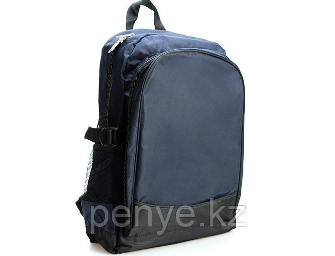 Cпортивный рюкзак с большим карманом темно-синий - фото 1 - id-p80245920