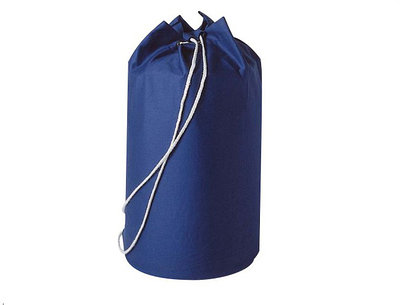 Пляжная сумка х/б синяя