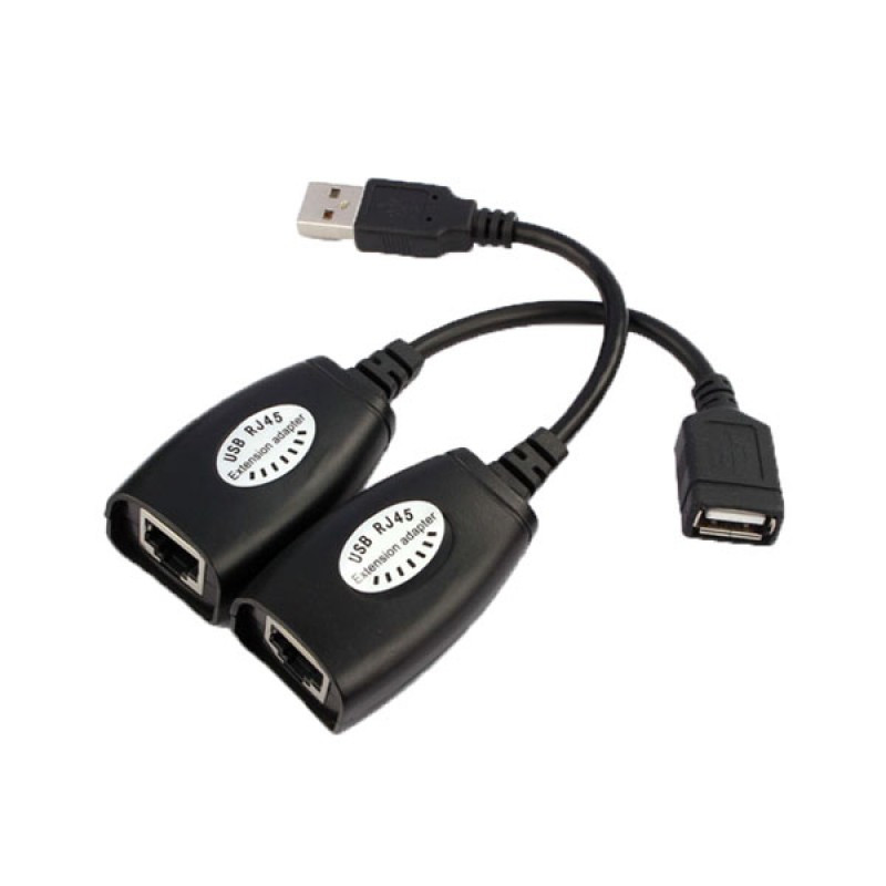 USB удлинитель по витой паре до 40 метров (USB - RJ-45 Extension adapter) - фото 4 - id-p80246979