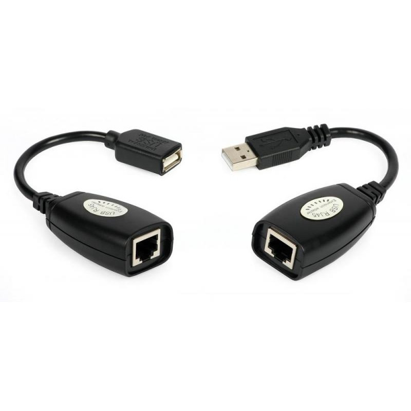 USB удлинитель по витой паре до 40 метров (USB - RJ-45 Extension adapter) - фото 2 - id-p80246979