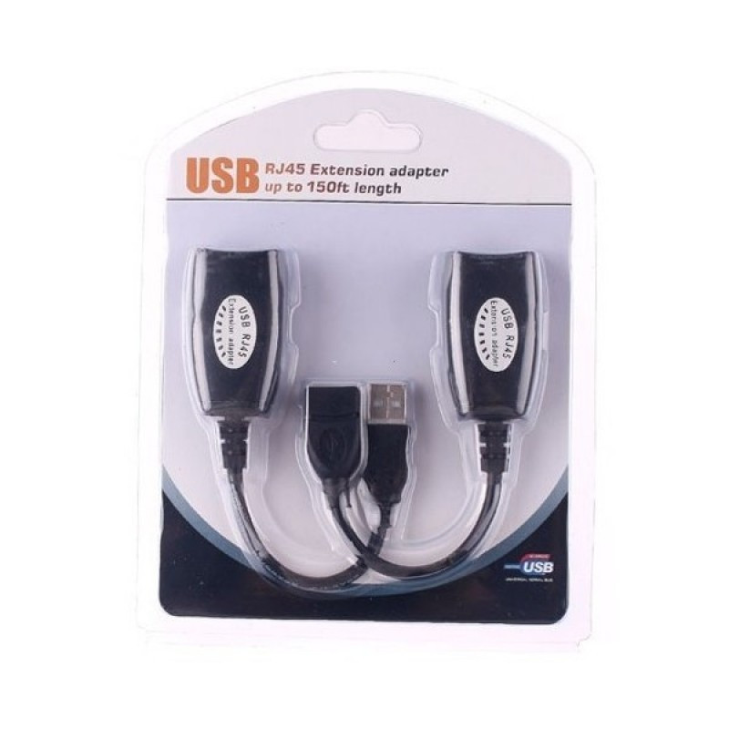 USB удлинитель по витой паре до 40 метров (USB - RJ-45 Extension adapter) - фото 5 - id-p80246979