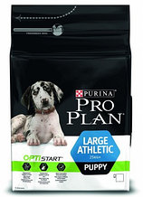 Pro Plan Puppy Large Athletic, Про План корм для щенков крупных пород с курицей, уп.3кг.