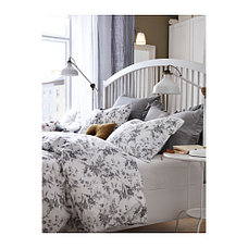 Кровать каркас ТИССЕДАЛЬ белый Лонсет 180x200  ИКЕА, IKEA, фото 3