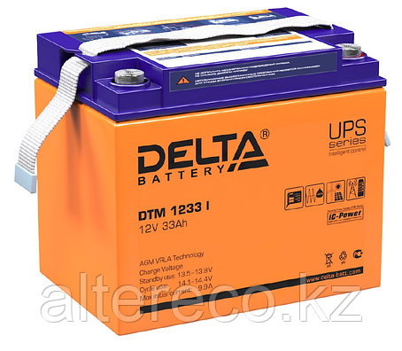 Аккумулятор Delta DTM 1233 I (12В, 33Ач), фото 2