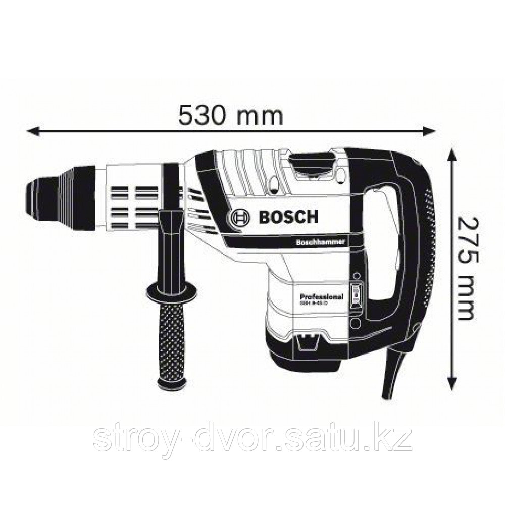 Перфоратор Bosch SDS-max GBH 8-45 D - фото 2 - id-p80315832