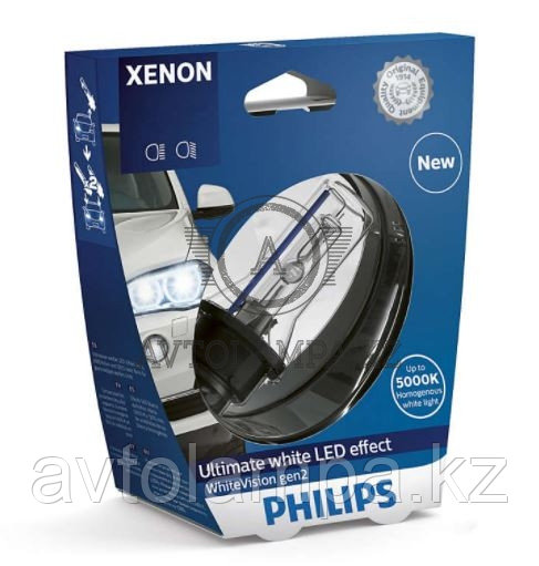 85415 D1S Philips Xenon White Vision Штатная ксеноновая лампа