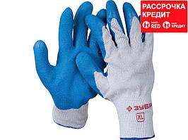 ЗУБР СУПЕРПРОЧНЫЕ, размер XL, рельефные особопрочные противоскользящие перчатки (11260-XL)