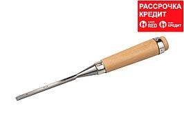 ЗУБР Классик стамеска-долото с деревянной рукояткой, 8мм (18096-08)