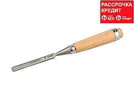 ЗУБР Классик стамеска-долото с деревянной рукояткой, 12мм (18096-12)