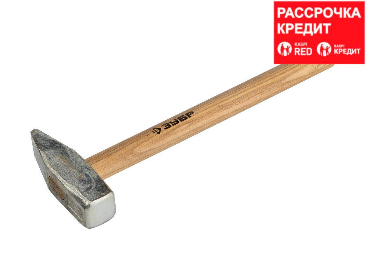 ЗУБР 1000 г молоток слесарный с деревянной рукояткой (20015-10) - фото 1 - id-p4219803