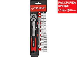 ЗУБР ТР-12С набор торцовых головок 12 предм. (27646-H12)