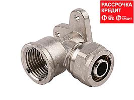 Еденге бекітілетін жалғаушы БИЗОН бұрышы, цанга-гайка, 1/2"х16х2,0 мм, никель (51411-16-1/2)