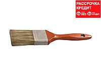 Кисть плоская STAYER "LASUR - LUX", деревянная ручка, смешанная щетина, 50мм (01051-050)