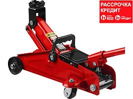 Домкрат гидравлический подкатной "RED FORCE", 2т, 125-320мм, STAYER (43152-2)