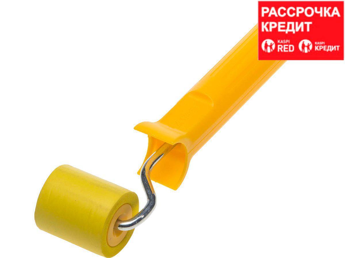 Валик прижимной STAYER "MASTER" в сборе, резиновый, бюгель 6мм, 36x40мм (0391-04)