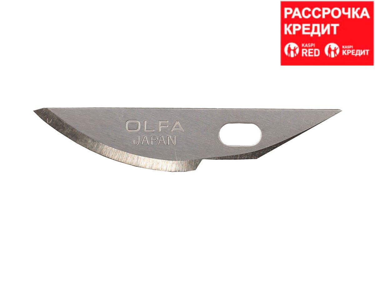 Лезвия OLFA закругленные для ножа AK-4, 6(8)х38х0,45мм, 5шт (OL-KB4-R/5) - фото 1 - id-p35828971