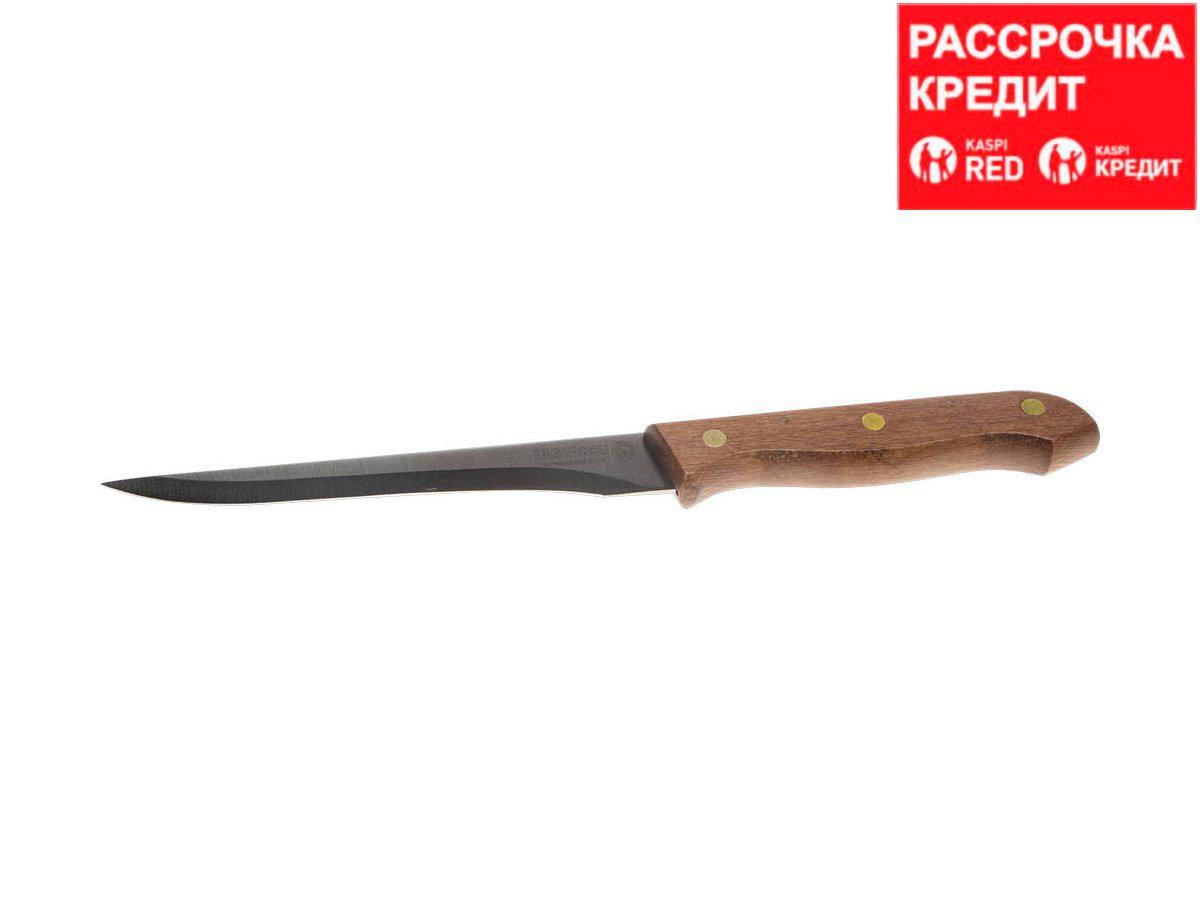 Нож LEGIONER "GERMANICA" обвалочный, с деревянной ручкой, нерж лезвие 150мм (47839_z01)