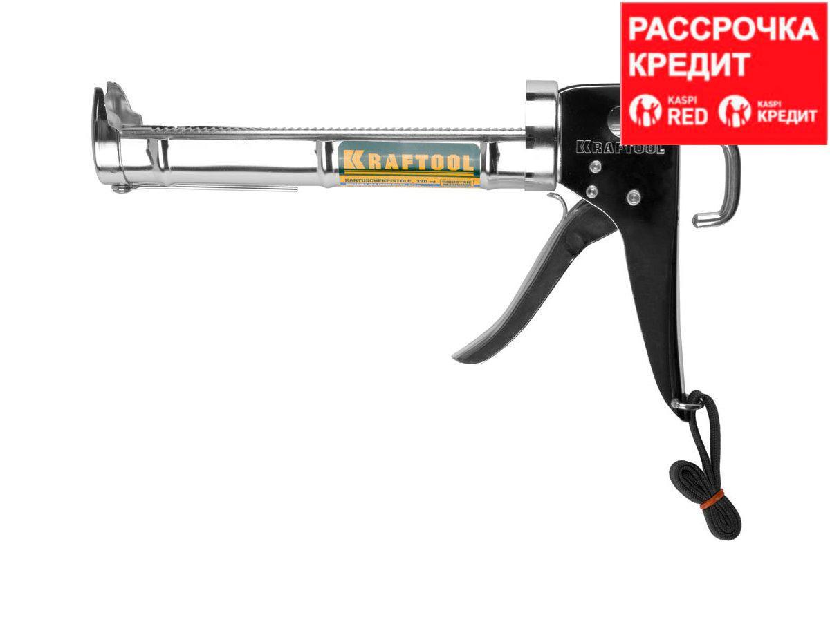 KRAFTOOL полукорпусной пистолет для герметика Professional, хромированный, 320 мл. (06671_z01) - фото 1 - id-p4364735