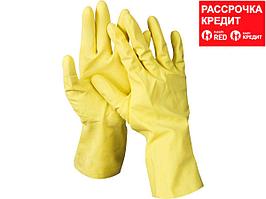 DEXX перчатки латексные хозяйственно-бытовые, размер XL. (11201-XL)