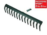 Грабли прямые RACO 4230-53804, MAXI, 14 зубцов, с быстрозажимным механизмом, 360 мм