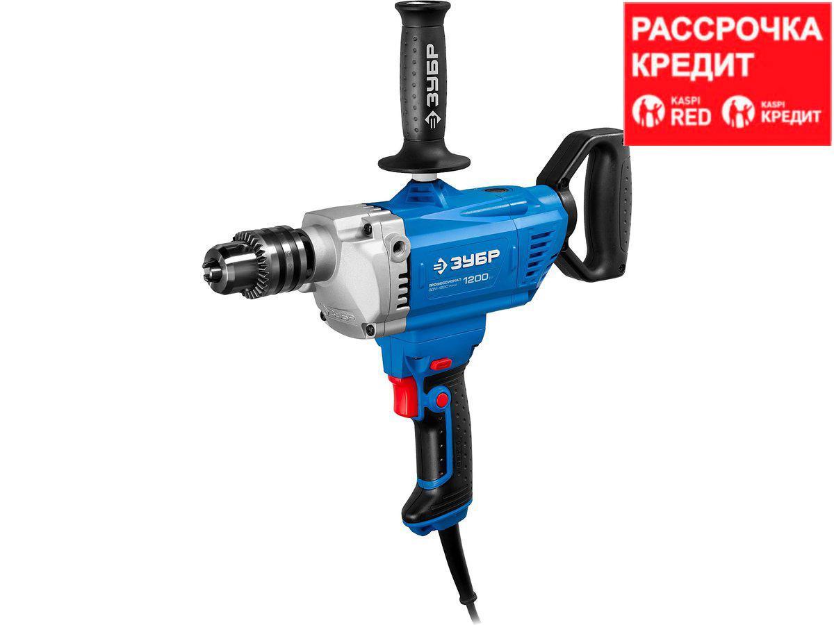 Дрель-миксер реверсивная, ЗУБР Профессионал ЗДМ-1200 РММ2, 160 Нм, патрон 16 мм, 0-850 об/мин, 1200 Вт