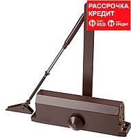 Доводчик дверной ЗУБР "ПРОФЕССИОНАЛ", для дверей массой до 100 кг, цвет коричневый (37912-100)