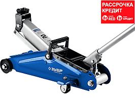 ЗУБР Т-50 2т 130-380мм подкатной домкрат с увеличенным подъемом, Профессионал (43052-2)