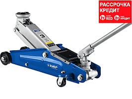 ЗУБР Т-70 3т 130-410мм подкатной домкрат с поворотной ручкой, Профессионал (43052-3_z01)