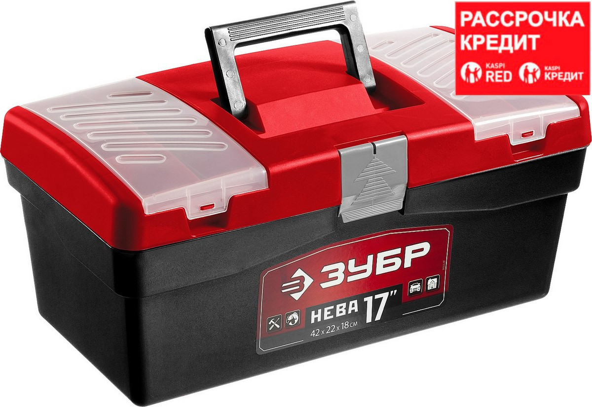 Ящик для инструмента "НЕВА-17" пластиковый, ЗУБР (38323-17) - фото 1 - id-p55646028