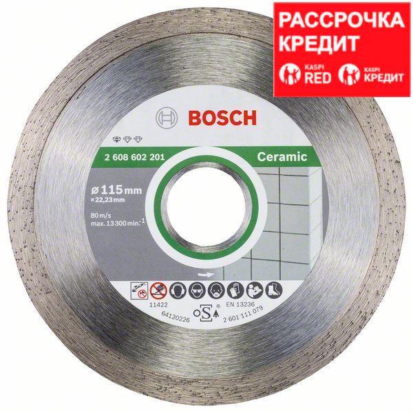 Алмазный отрезной круг по керамике Bosch Standard for Ceramic 115x22.23x1.6x7 мм, фото 1
