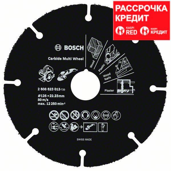 Мультифункциональный твердосплавный отрезной диск Bosch Carbide Multi Wheel 125 мм