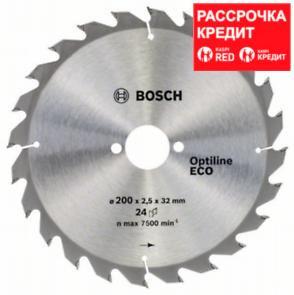 Пильный диск Bosch Optiline Wood ECO 200х32, Z24, фото 1
