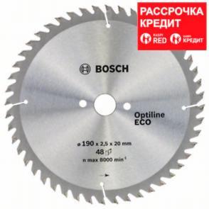 Пильный диск Bosch Optiline Wood ECO 190 x 20/16, Z48