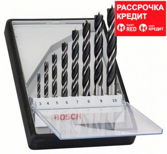 Набор сверл по дереву Bosch Robust Line, 8 шт