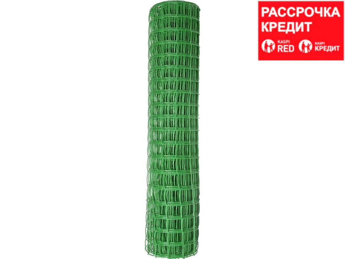 Решетка садовая Grinda, цвет зеленый, 1х10 м, ячейка 60х60 мм (422275)