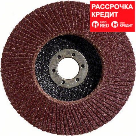 Лепестковый шлифовальный круг угловой Bosch Standard for Metal K 60, 125 мм