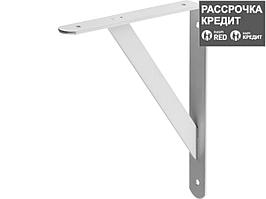 Уголок-кронштейн STAYER "MASTER", усиленный, 250х200х30х4мм, белый (37421-1)