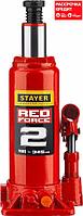 STAYER RED FORCE 2т 181-345мм домкрат бутылочный гидравлический (43160-2_z01)