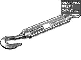 Талреп DIN 1480, крюк-кольцо, М6, 15 шт, оцинкованный, STAYER (30515-06)