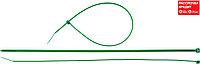 Кабельные стяжки зеленые КС-З1, 3.6 x 300 мм, 100 шт, нейлоновые, ЗУБР Профессионал (309060-36-300)