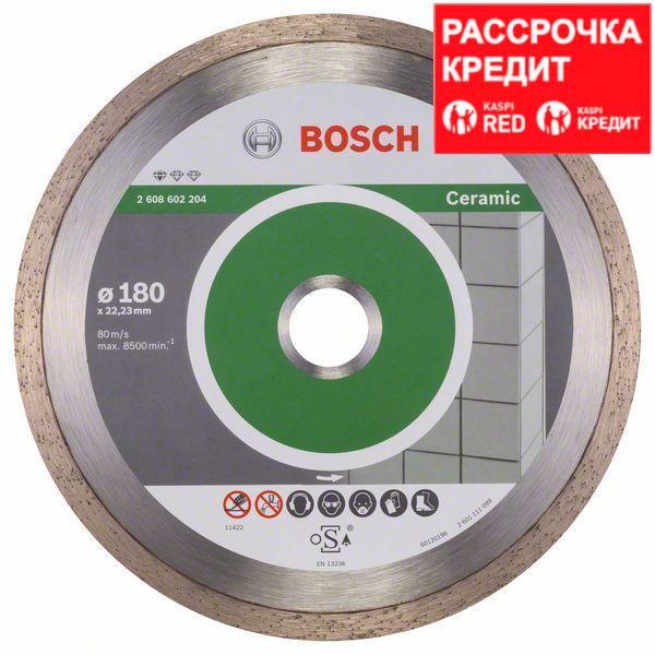 Алмазный отрезной круг по керамике Bosch Standard for Ceramic 180x22.23x1.6x7 мм