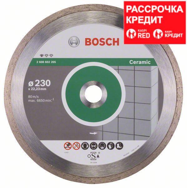 Алмазный отрезной круг по керамике Bosch Standard for Ceramic 230x22.23x1.6x7 мм, фото 1